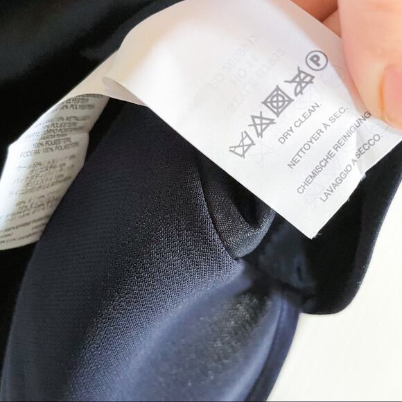 J. Crew Navy Metallic Gold Chevron Blouse - Picture 6 of 6